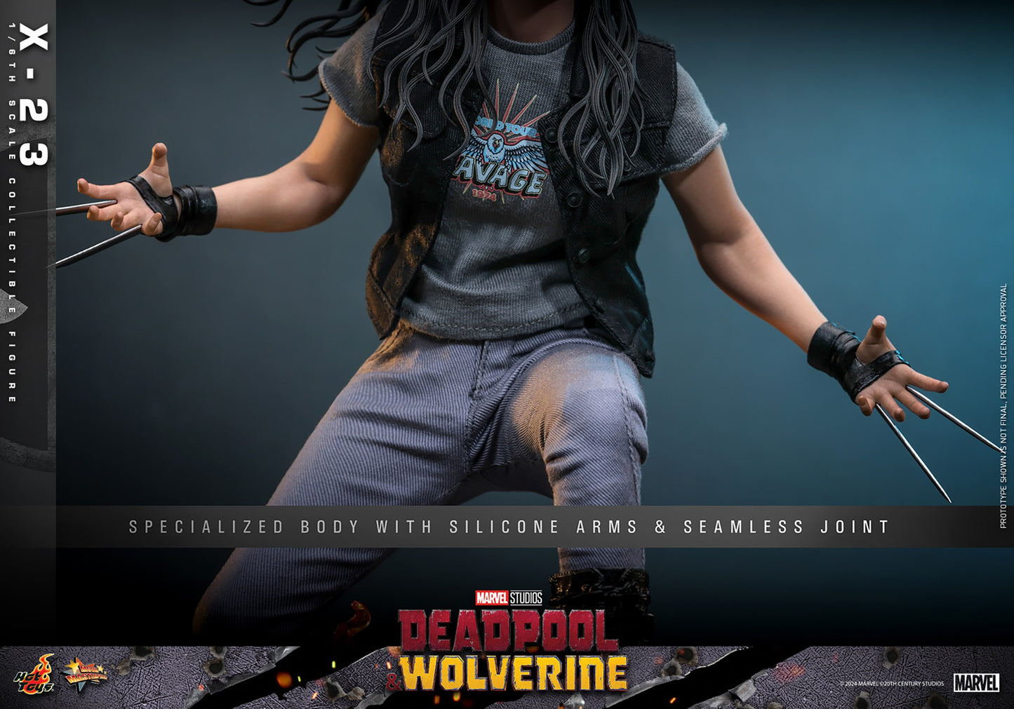 Hot Toys X-23 Sixth Scale Figure Deadpool & Wolverine 1/6 Collectible Action Figure