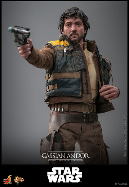 Hot Toys MMS802 Cassian Andor 1/6 scale Rogue One figure with factory-sealed manufacturer shipper