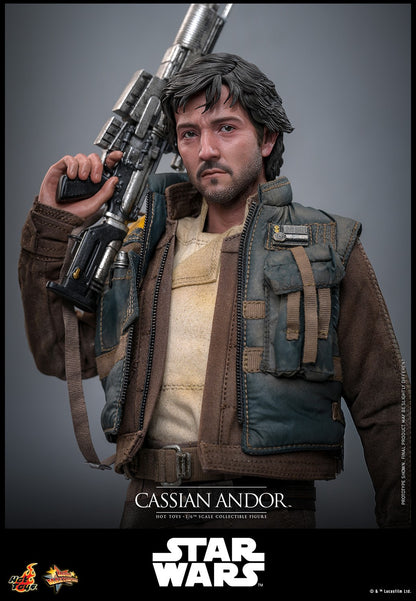 Hot Toys MMS802 Cassian Andor 1/6 scale Rogue One figure with factory-sealed manufacturer shipper