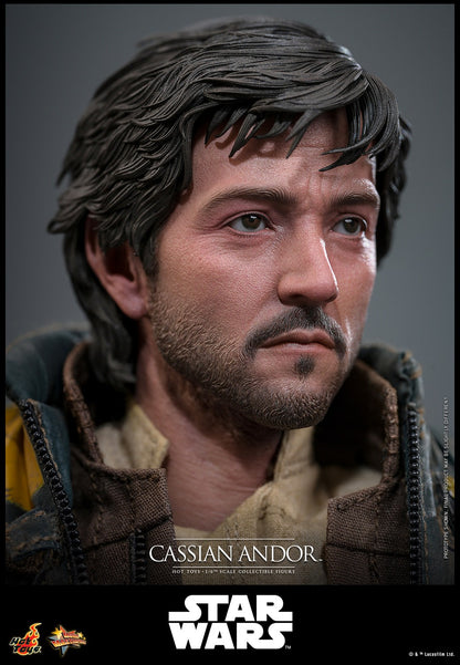 Hot Toys MMS802 Cassian Andor 1/6 scale Rogue One figure with factory-sealed manufacturer shipper
