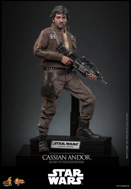 Hot Toys MMS802 Cassian Andor 1/6 scale Rogue One figure with factory-sealed manufacturer shipper