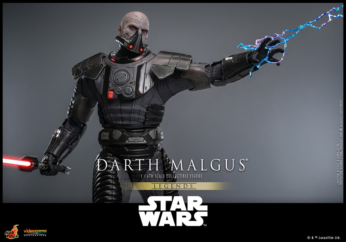 Hot Toys VGM70 Darth Malgus 1/6 scale Star Wars Legends figure with factory-sealed manufacturer shipper