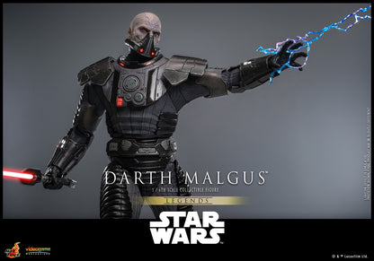 Hot Toys VGM70 Darth Malgus 1/6 scale Star Wars Legends figure with factory-sealed manufacturer shipper