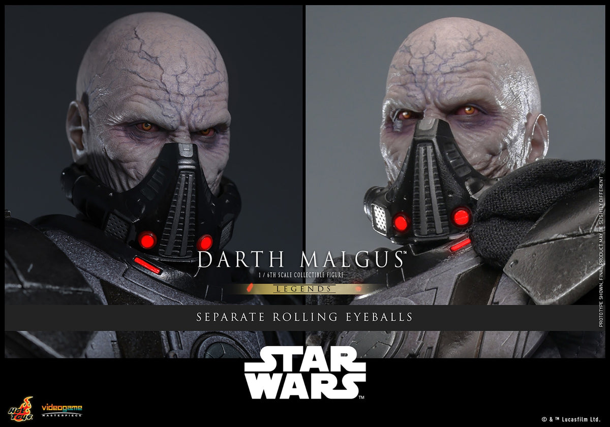 Hot Toys VGM70 Darth Malgus 1/6 scale Star Wars Legends figure with factory-sealed manufacturer shipper