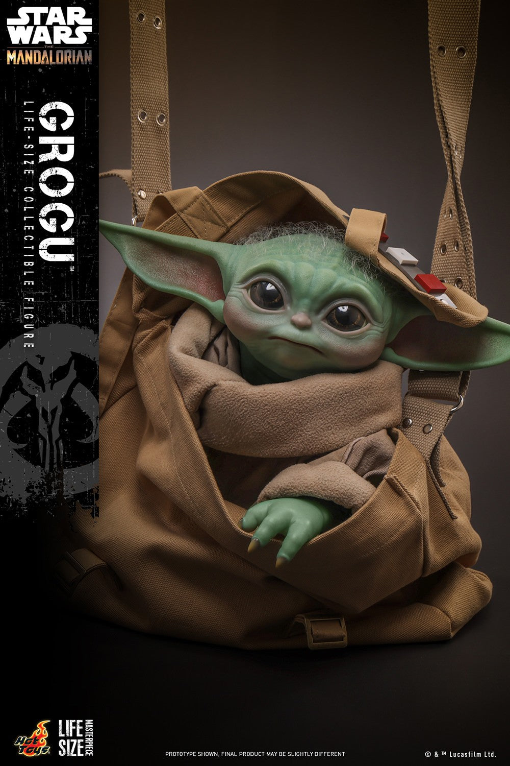 Hot Toys - Grogu Life Size with Cross-Body Bag - Star Wars - LMS015 - 1:6 Scale Action Figure - Damaged Packaging Sale