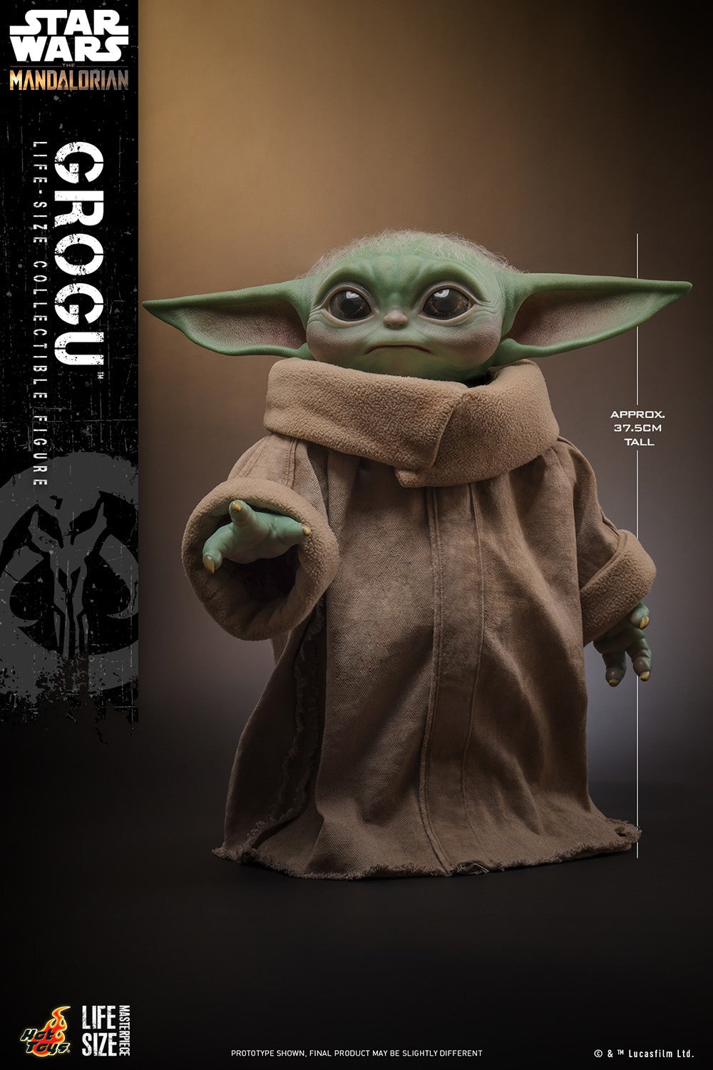 Hot Toys - Grogu Life Size with Cross-Body Bag - Star Wars - LMS015 - 1:6 Scale Action Figure - Damaged Packaging Sale