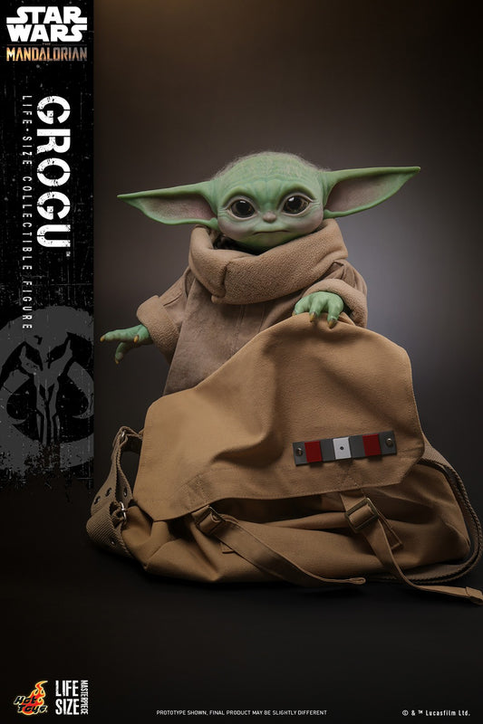 Hot Toys - Grogu Life Size with Cross-Body Bag - Star Wars - LMS015 - 1:1 Scale Life Size Action Figure - Damaged Packaging Sale