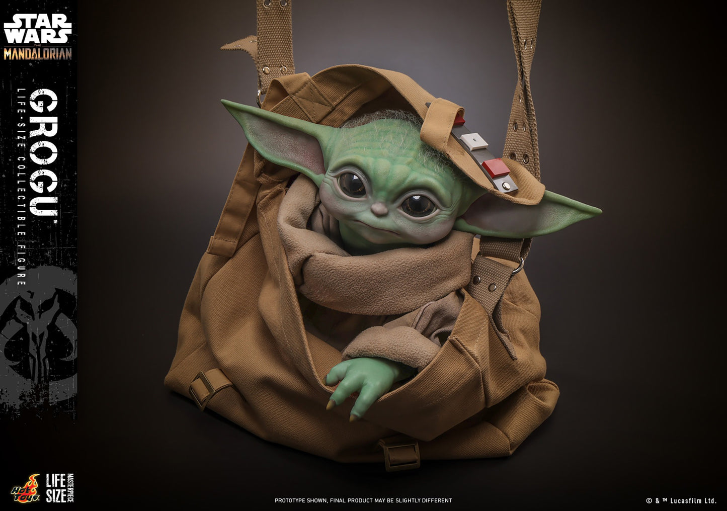 Hot Toys - Grogu Life Size with Cross-Body Bag - Star Wars - LMS015 - 1:6 Scale Action Figure - Damaged Packaging Sale