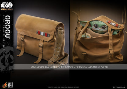 Hot Toys - Grogu Life Size with Cross-Body Bag - Star Wars - LMS015 - 1:6 Scale Action Figure - Damaged Packaging Sale