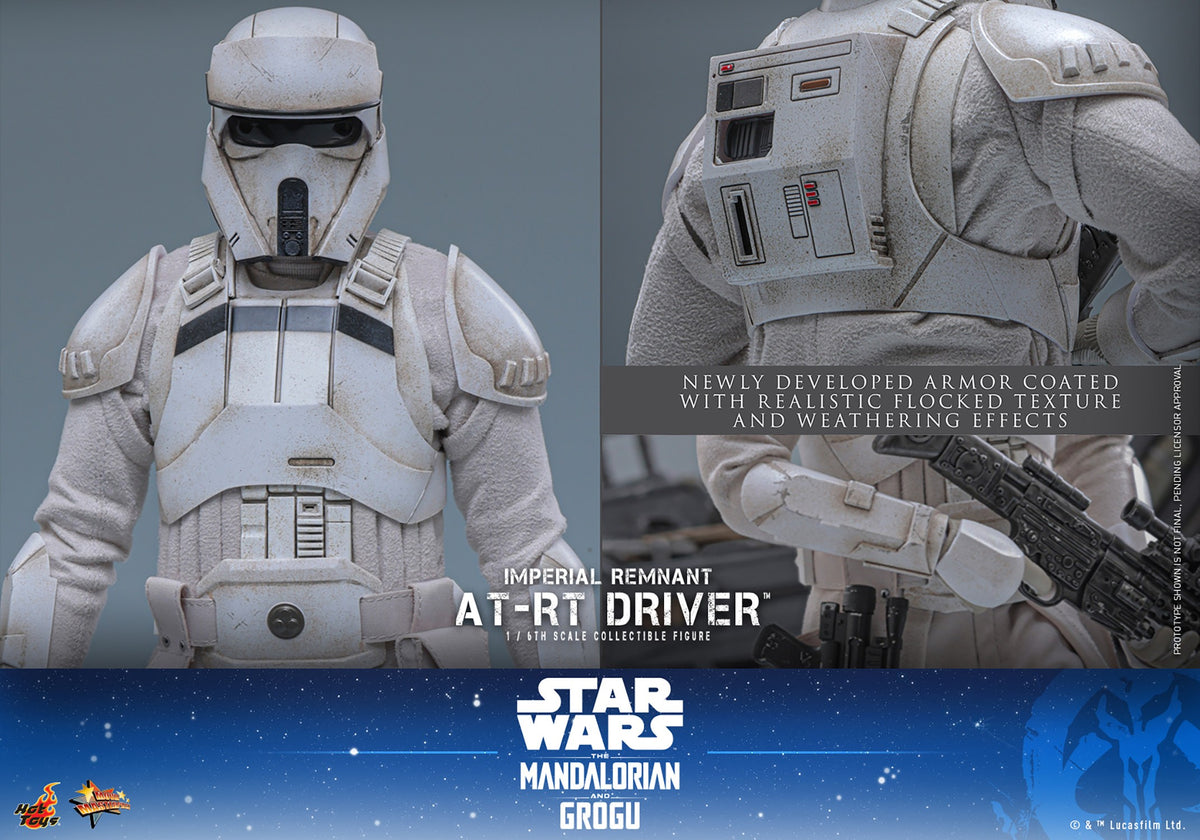 Hot Toys MMS853 Imperial Remnant AT-RT Driver 1/6 scale collectible figure from Star Wars The Mandalorian and Grogu