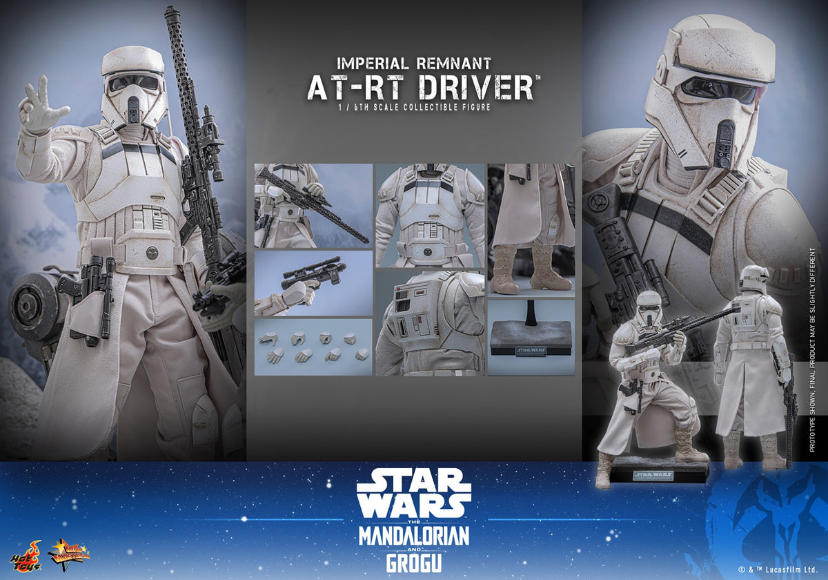 Hot Toys MMS853 Imperial Remnant AT-RT Driver 1/6 scale collectible figure from Star Wars The Mandalorian and Grogu