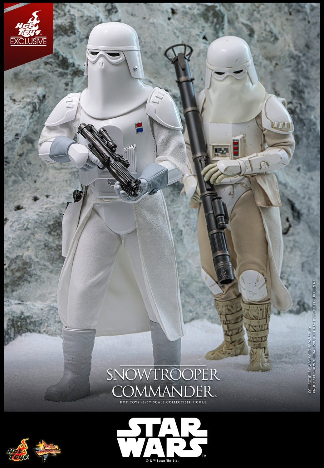 Hot Toys Snowtrooper Commander 1/6 Scale Figure Star Wars Empire Strikes Back Exclusive MMS835