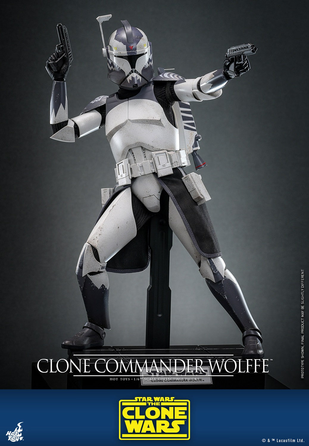 Hot Toys Clone Commander Wolffe - Star Wars - TMS141 - 1:6 Scale - Clone Wars