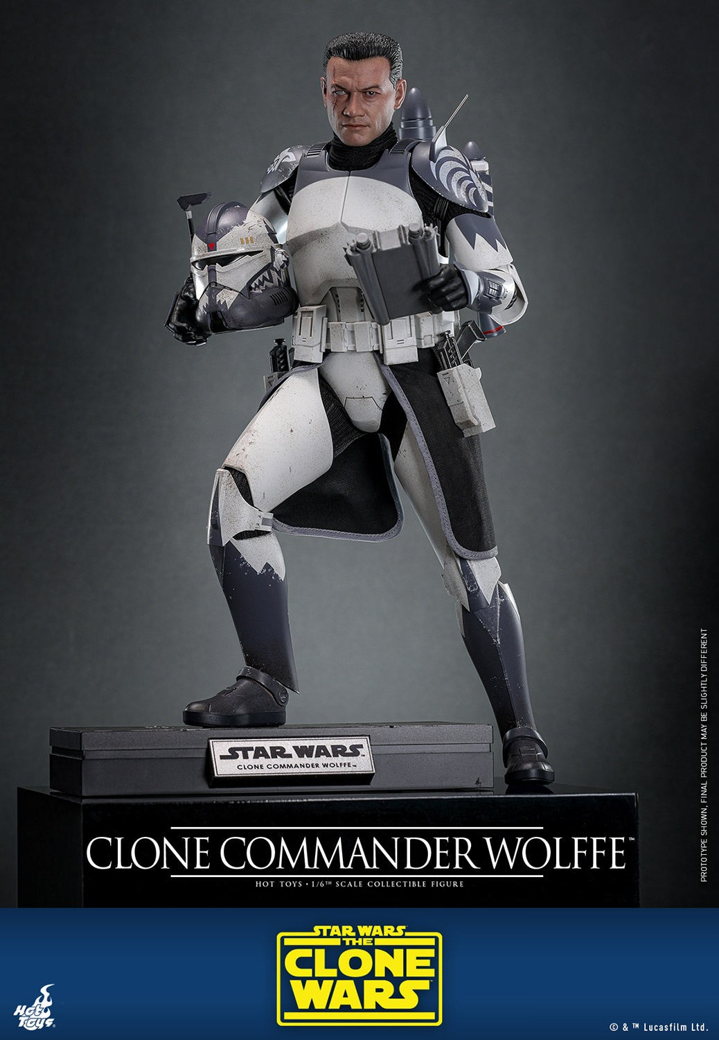 Hot Toys Clone Commander Wolffe - Star Wars - TMS141 - 1:6 Scale - Clone Wars