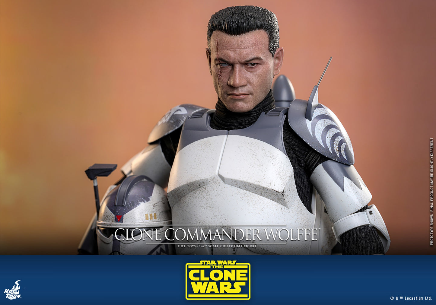 Hot Toys Clone Commander Wolffe - Star Wars - TMS141 - 1:6 Scale - Clone Wars
