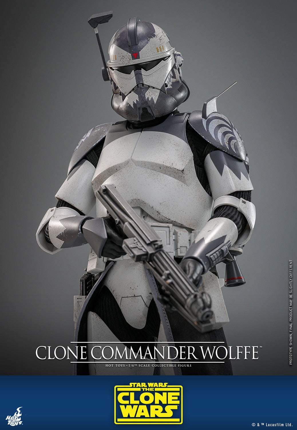 Hot Toys Clone Commander Wolffe - Star Wars - TMS141 - 1:6 Scale - Clone Wars