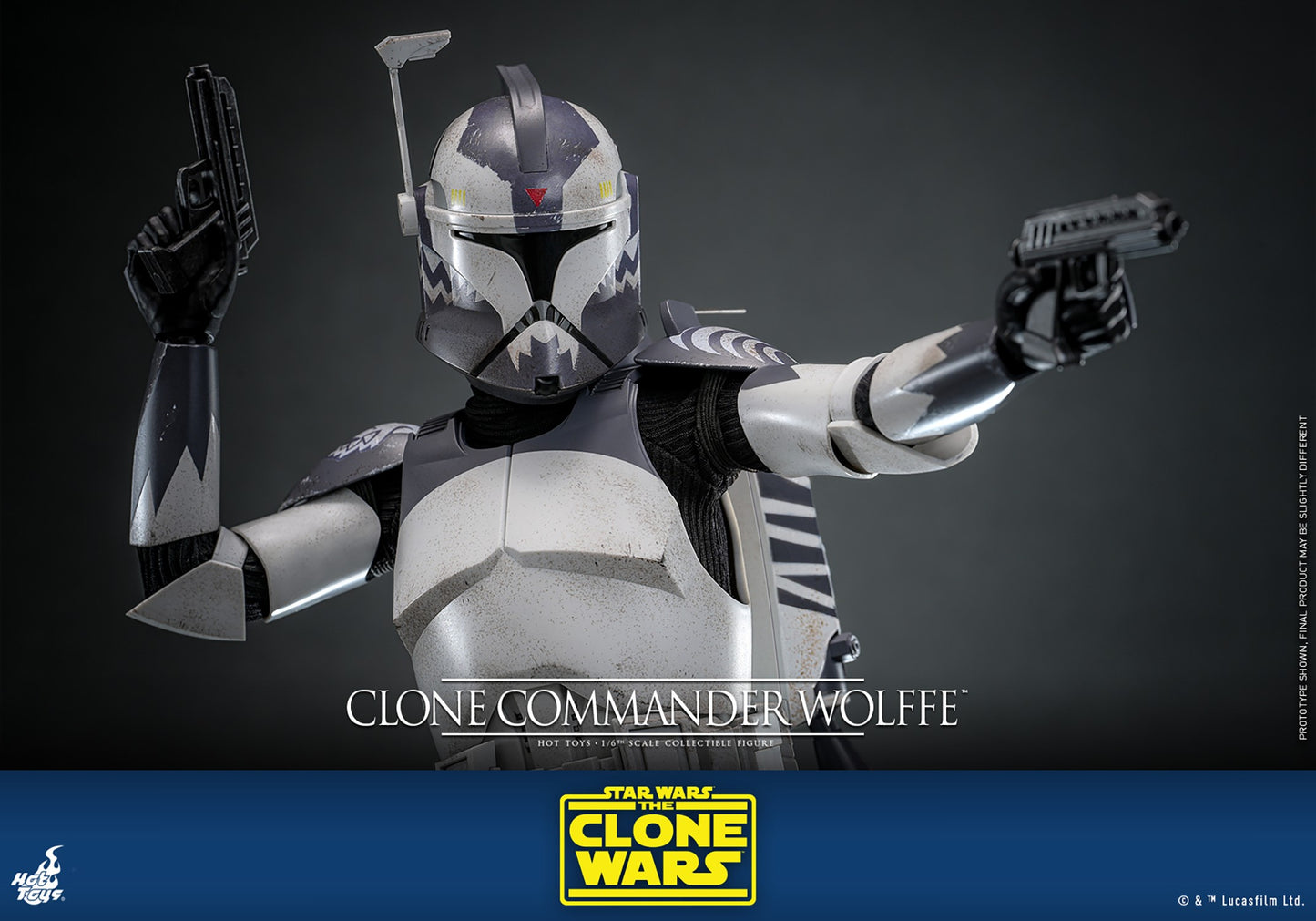 Hot Toys Clone Commander Wolffe - Star Wars - TMS141 - 1:6 Scale - Clone Wars