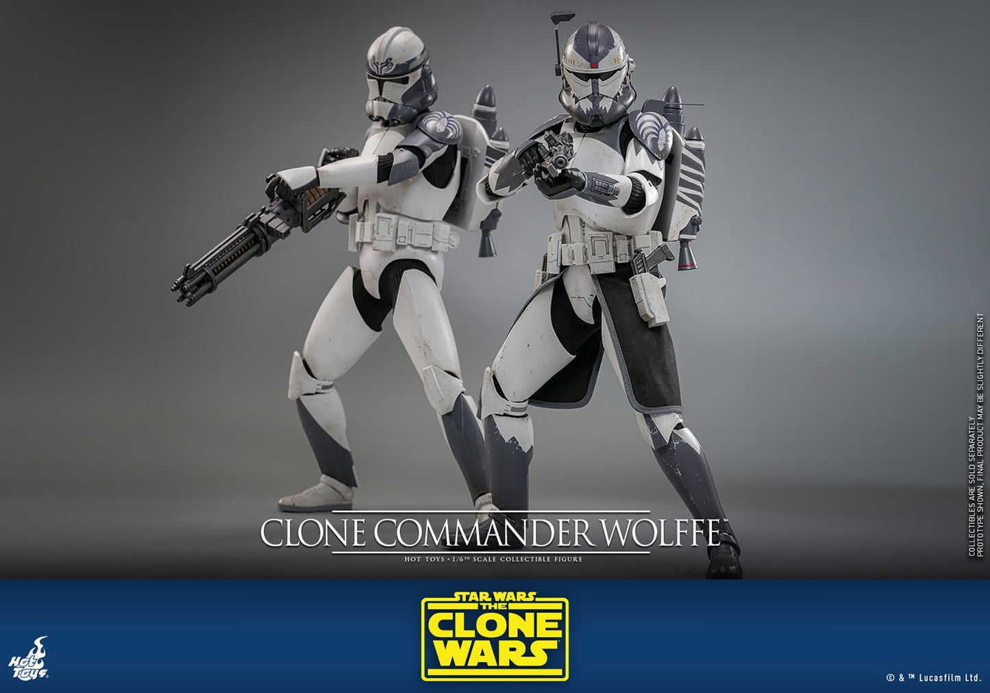 Hot Toys Clone Commander Wolffe - Star Wars - TMS141 - 1:6 Scale - Clone Wars
