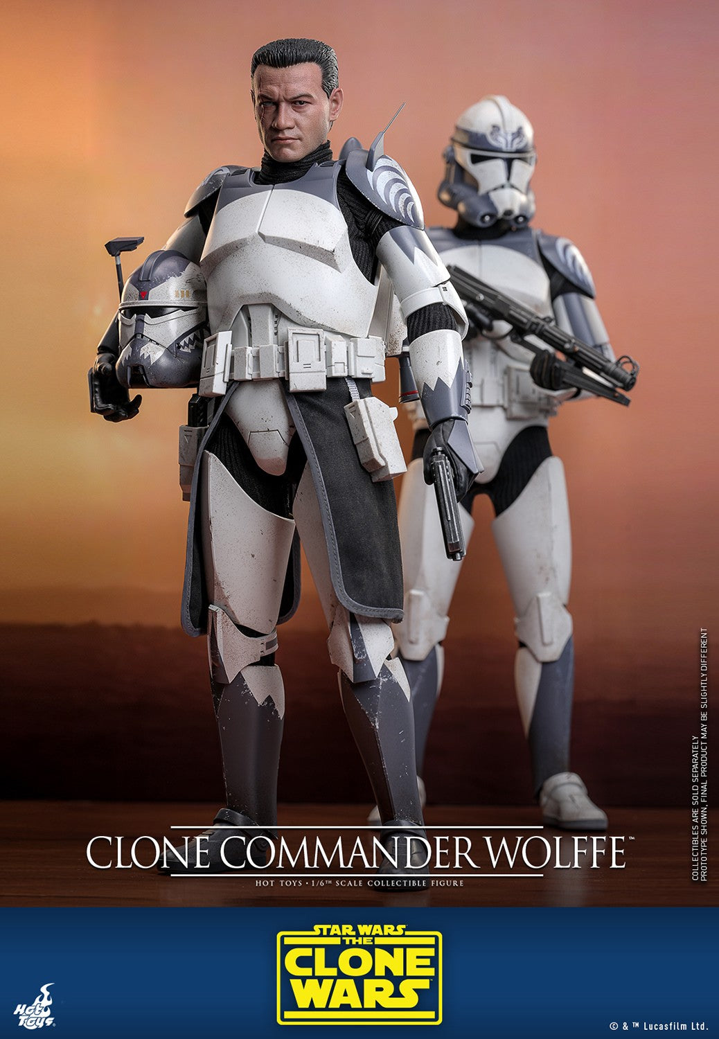 Hot Toys Clone Commander Wolffe - Star Wars - TMS141 - 1:6 Scale - Clone Wars