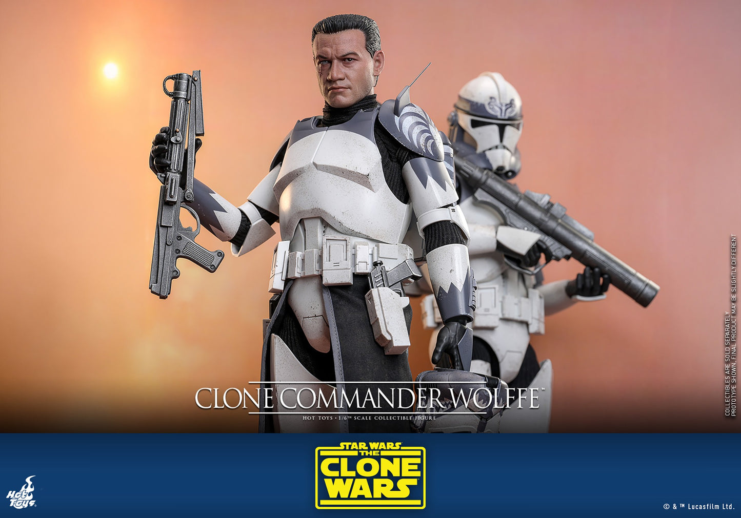 Hot Toys Clone Commander Wolffe - Star Wars - TMS141 - 1:6 Scale - Clone Wars