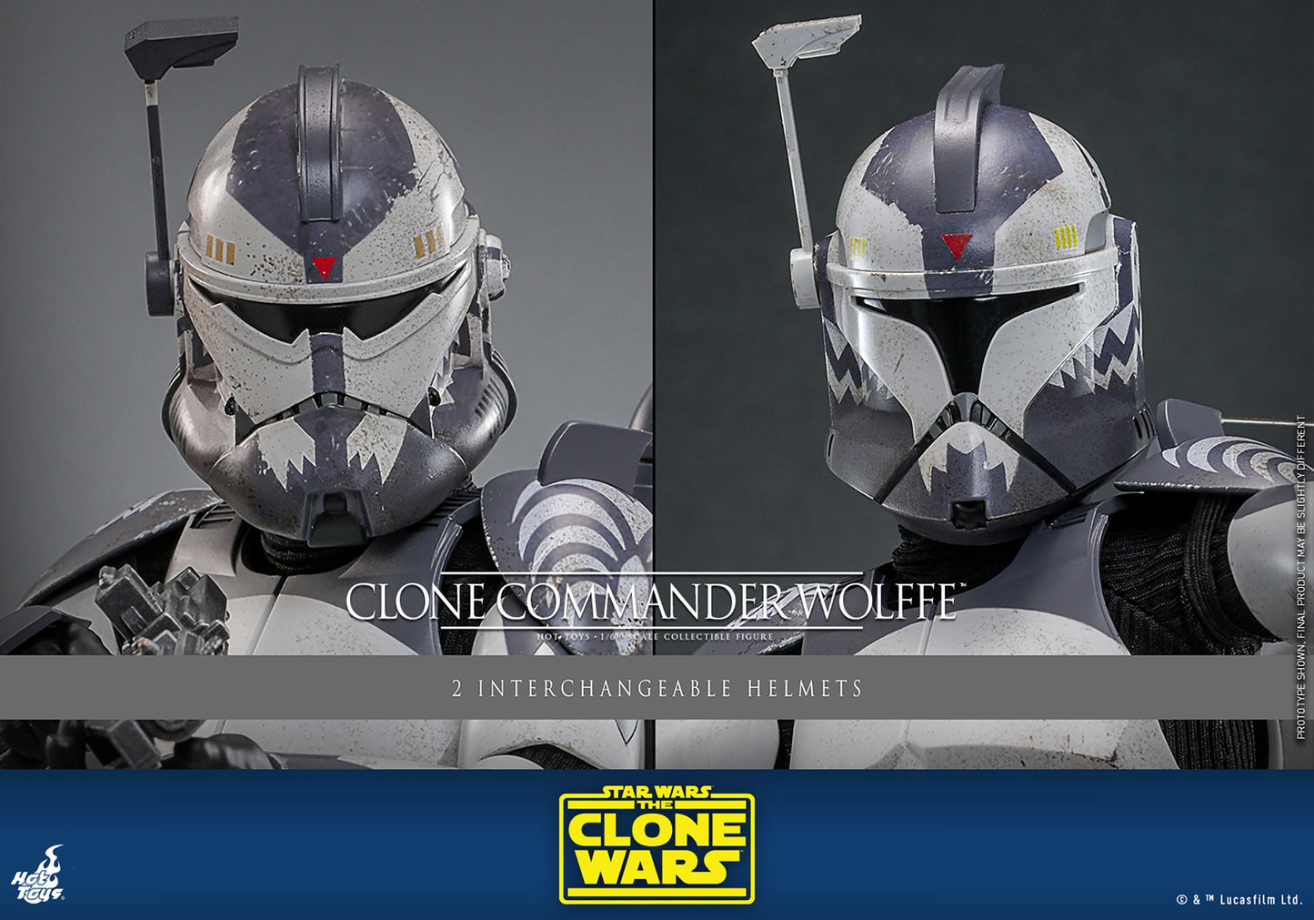 Hot Toys Clone Commander Wolffe - Star Wars - TMS141 - 1:6 Scale - Clone Wars