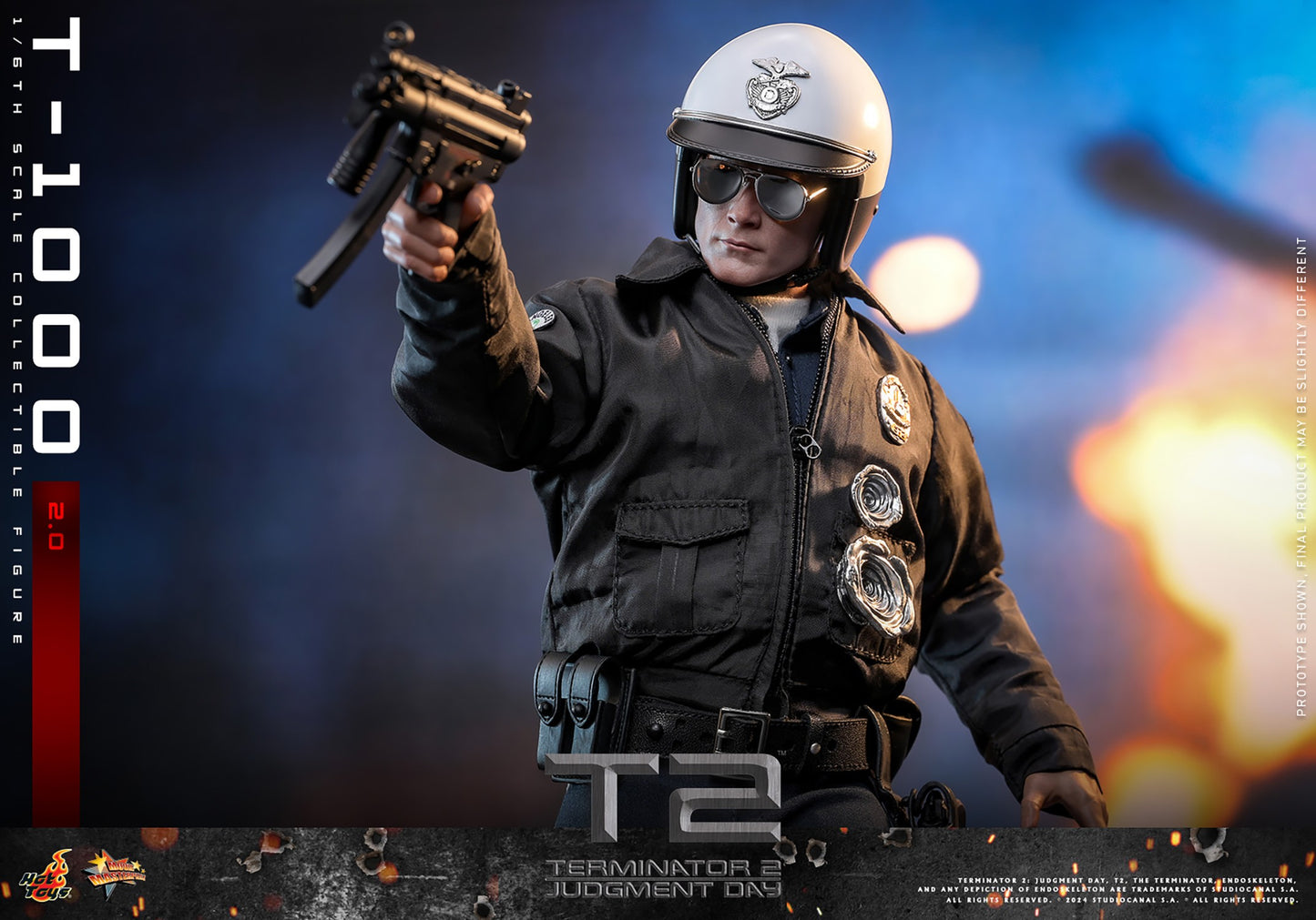 Hot Toys - T-1000 (2.0) - Terminator 2 - MMS774 - 1:6 Scale Action Figure