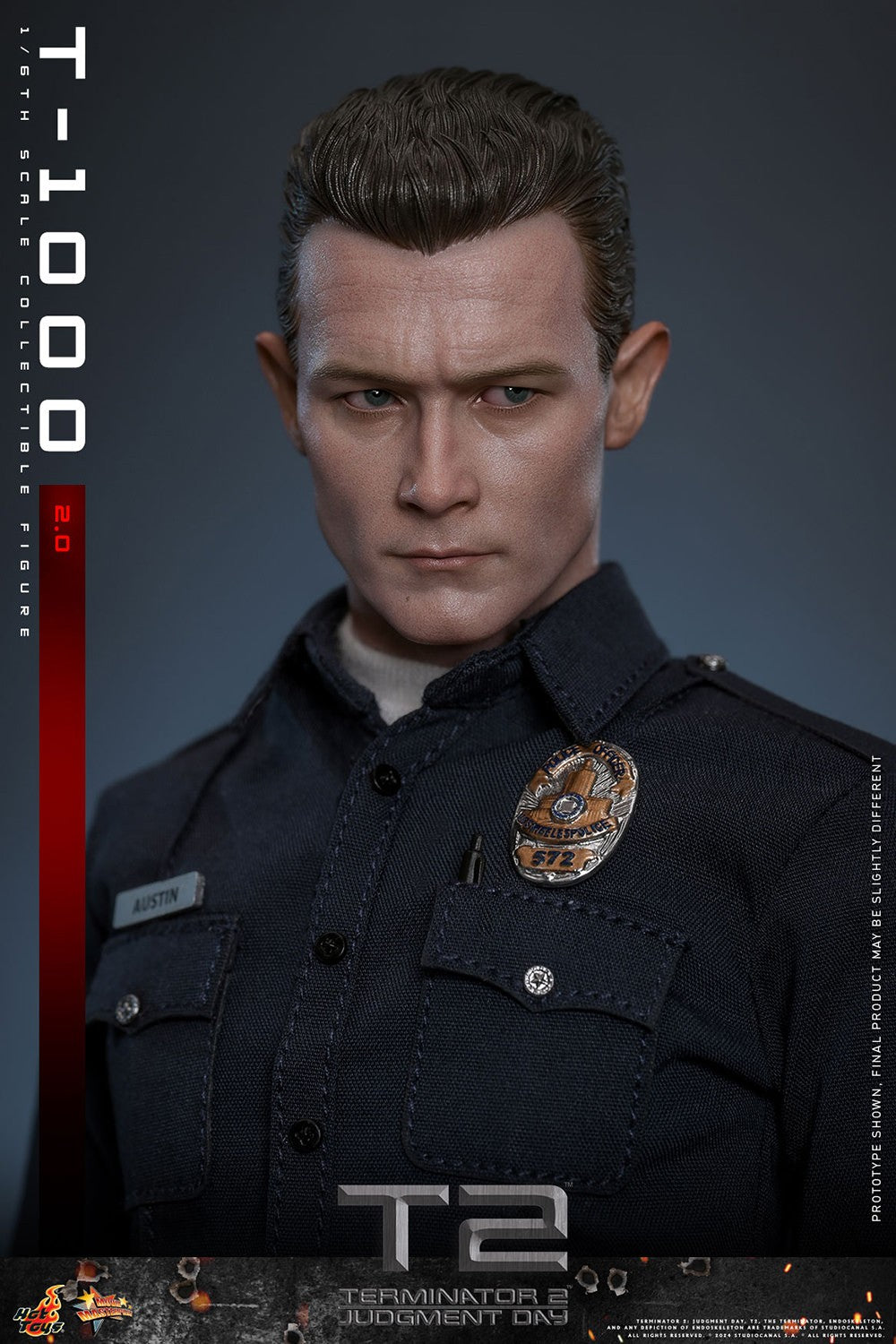 Hot Toys - T-1000 (2.0) - Terminator 2 - MMS774 - 1:6 Scale Action Figure