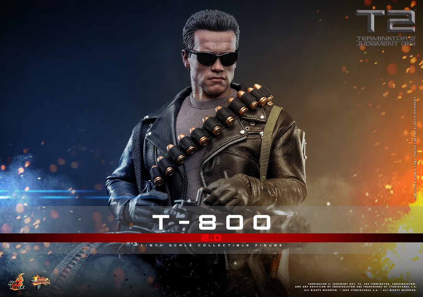 Hot Toys - T-800 2.0 - MMS795 - 1:6 Scale - Terminator 2 - Action Figure