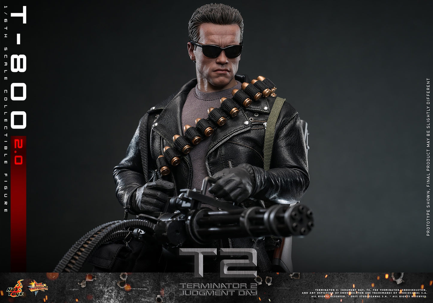 Hot Toys - T-800 2.0 - MMS795 - 1:6 Scale - Terminator 2 - Action Figure