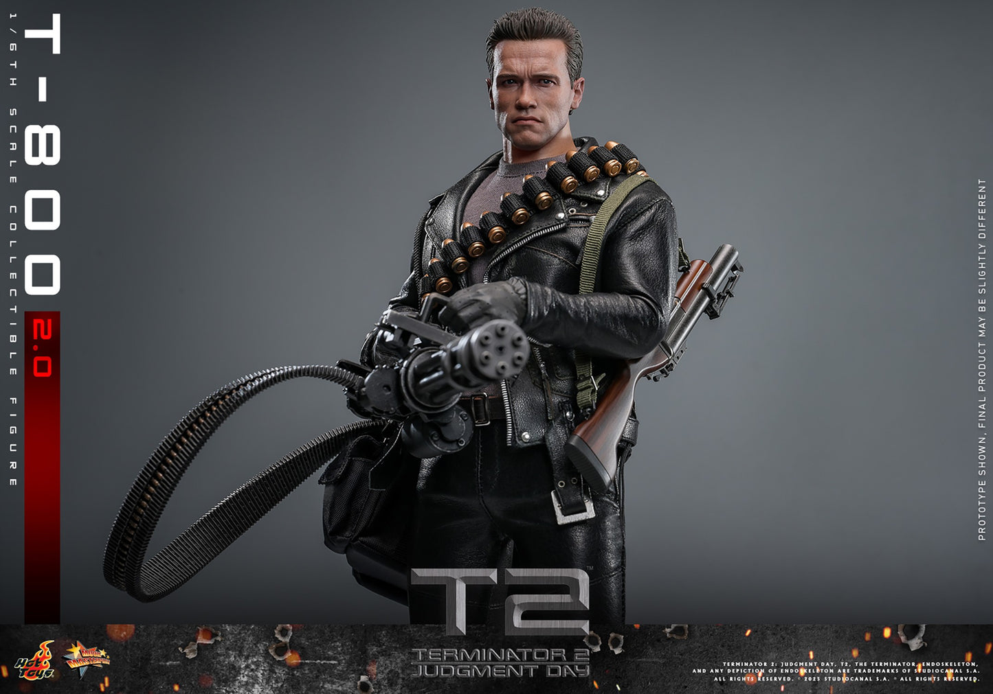 Hot Toys - T-800 2.0 - MMS795 - 1:6 Scale - Terminator 2 - Action Figure