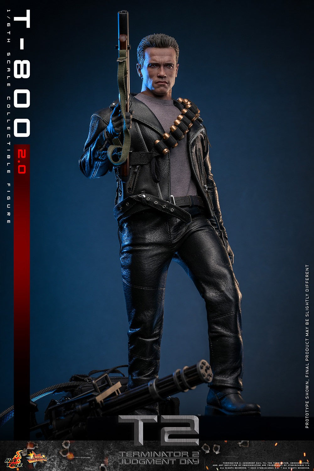 Hot Toys - T-800 2.0 - MMS795 - 1:6 Scale - Terminator 2 - Action Figure