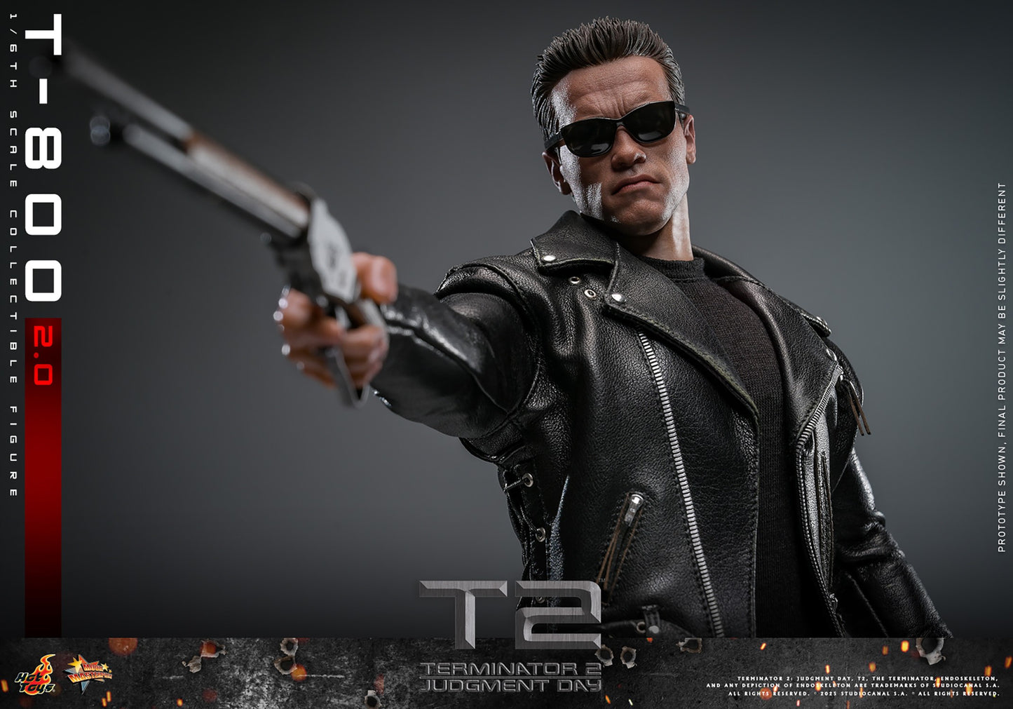 Hot Toys - T-800 2.0 - MMS795 - 1:6 Scale - Terminator 2 - Action Figure