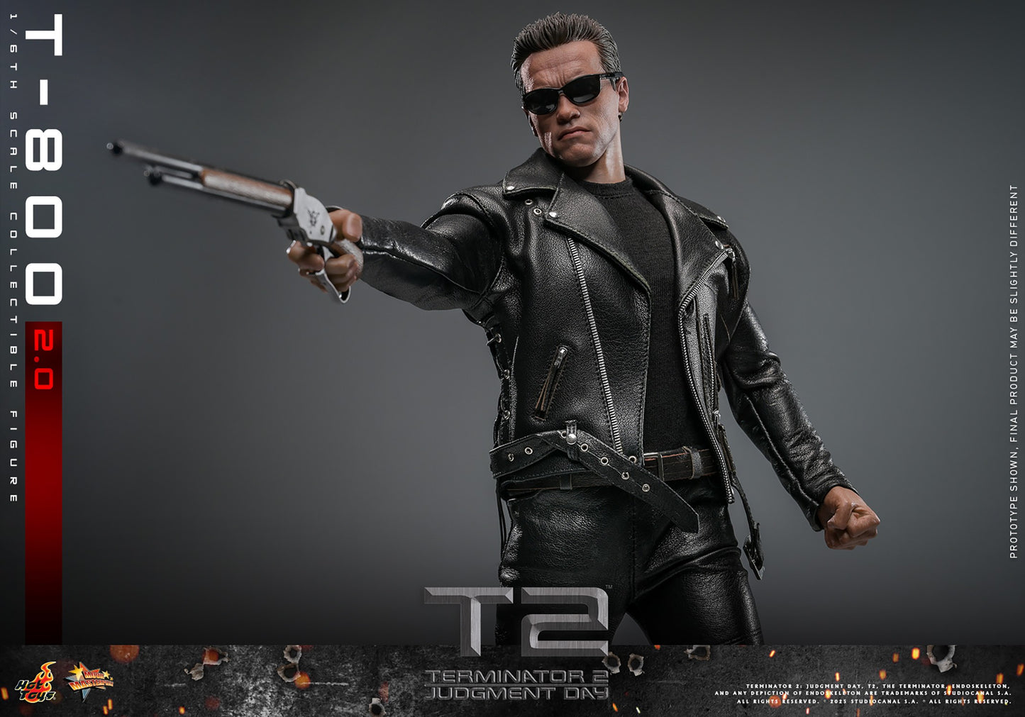 Hot Toys - T-800 2.0 - MMS795 - 1:6 Scale - Terminator 2 - Action Figure