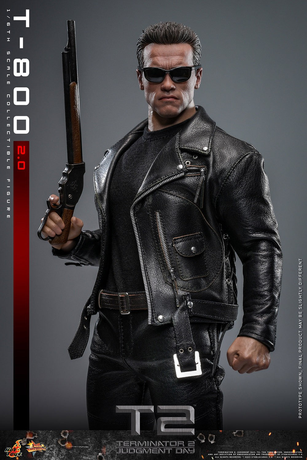 Hot Toys - T-800 2.0 - MMS795 - 1:6 Scale - Terminator 2 - Action Figure