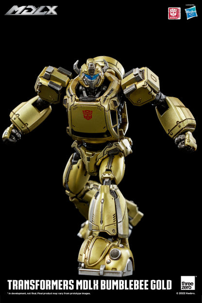 Transformers By Threezero Bumblebee MDLX Gold Ltd Edition Action Figure