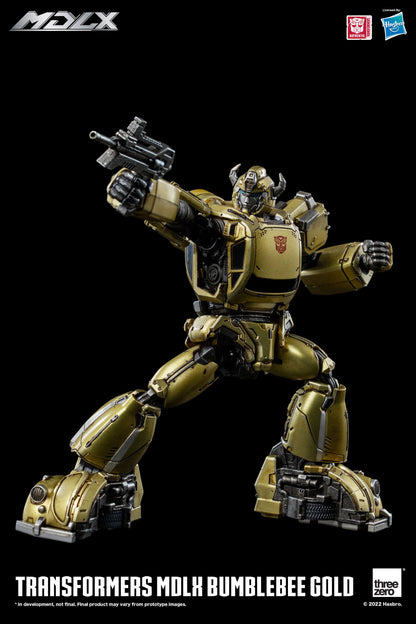 Transformers By Threezero Bumblebee MDLX Gold Ltd Edition Action Figure