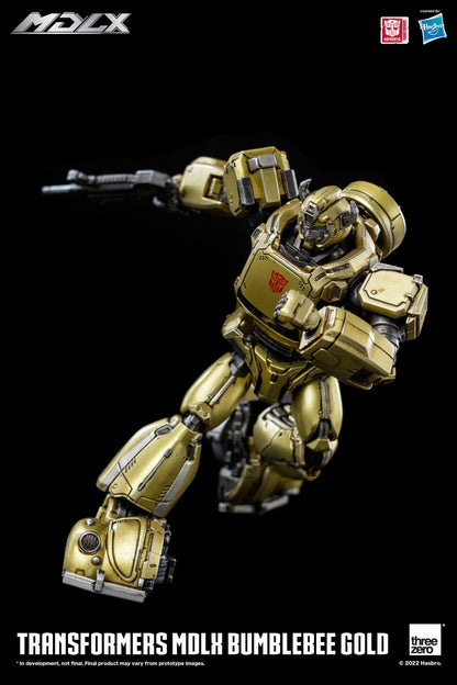 Transformers By Threezero Bumblebee MDLX Gold Ltd Edition Action Figure