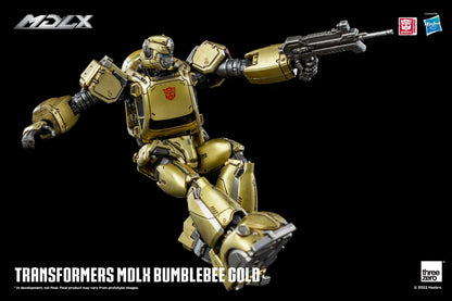 Transformers By Threezero Bumblebee MDLX Gold Ltd Edition Action Figure