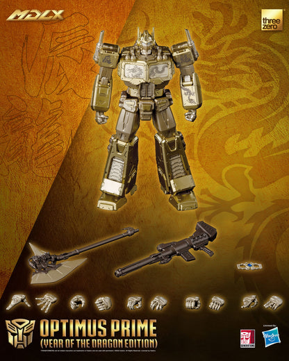 Threezero Transformers MDLX Action Figure Optimus Prime (Year of the Dragon Edition) 18 cm