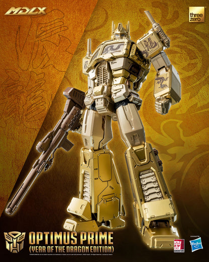 Threezero Transformers MDLX Action Figure Optimus Prime (Year of the Dragon Edition) 18 cm