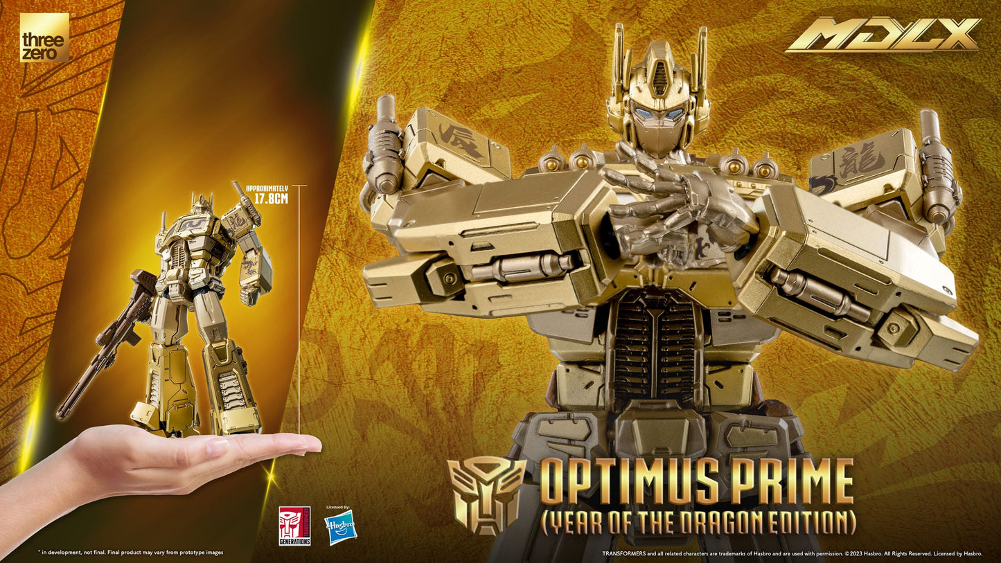 Threezero Transformers MDLX Action Figure Optimus Prime (Year of the Dragon Edition) 18 cm