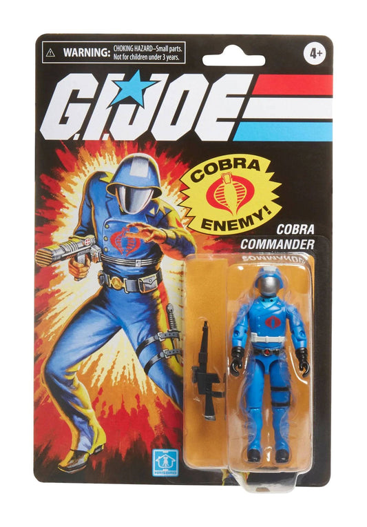 G.I. Joe - Cobra Commander (O-Ring) Retro Collection Vintage Hasbro 3.75" Figures