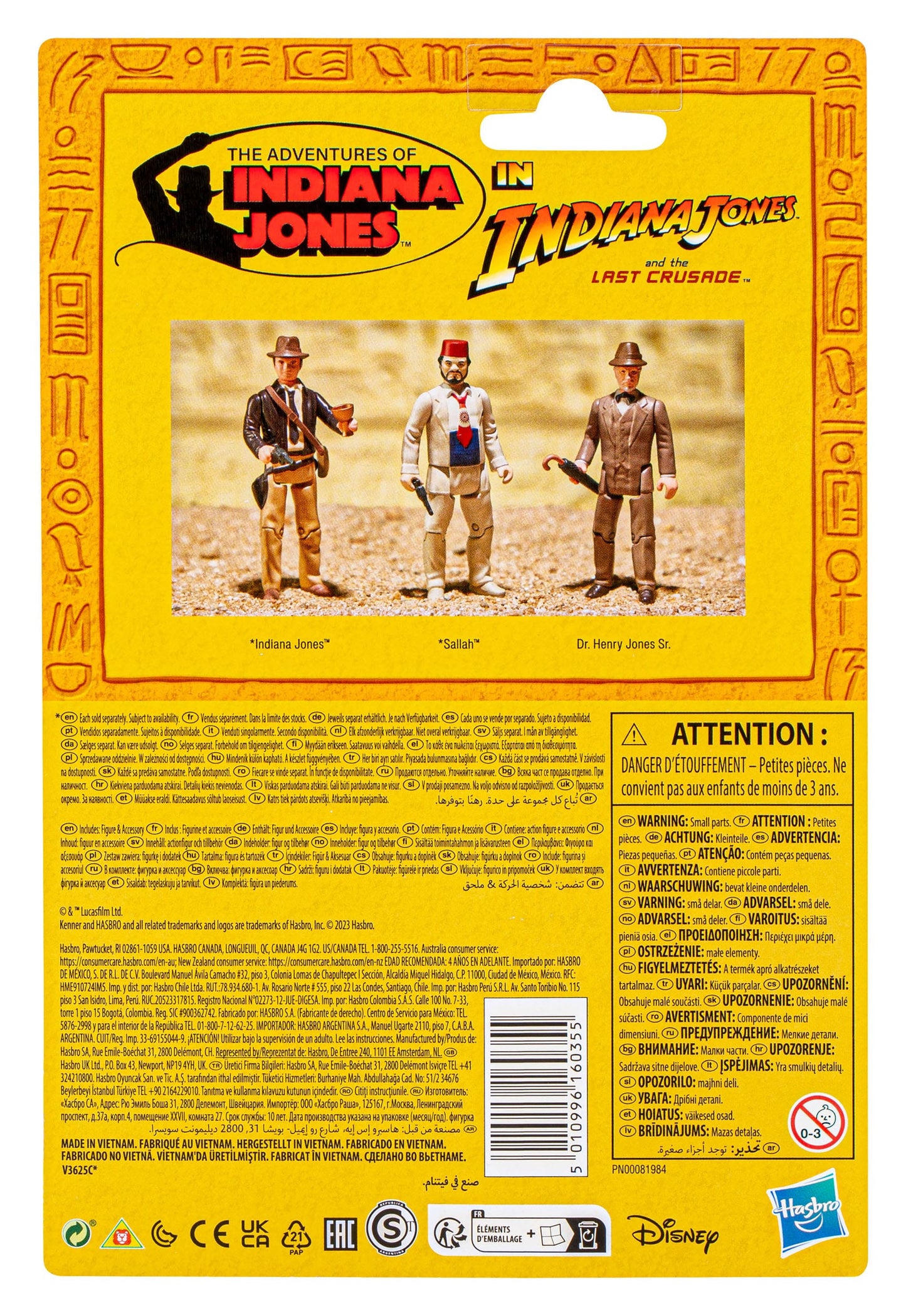 Indiana Jones Retro Collection Dr. Henry Jones Action Figure - The Last Crusade