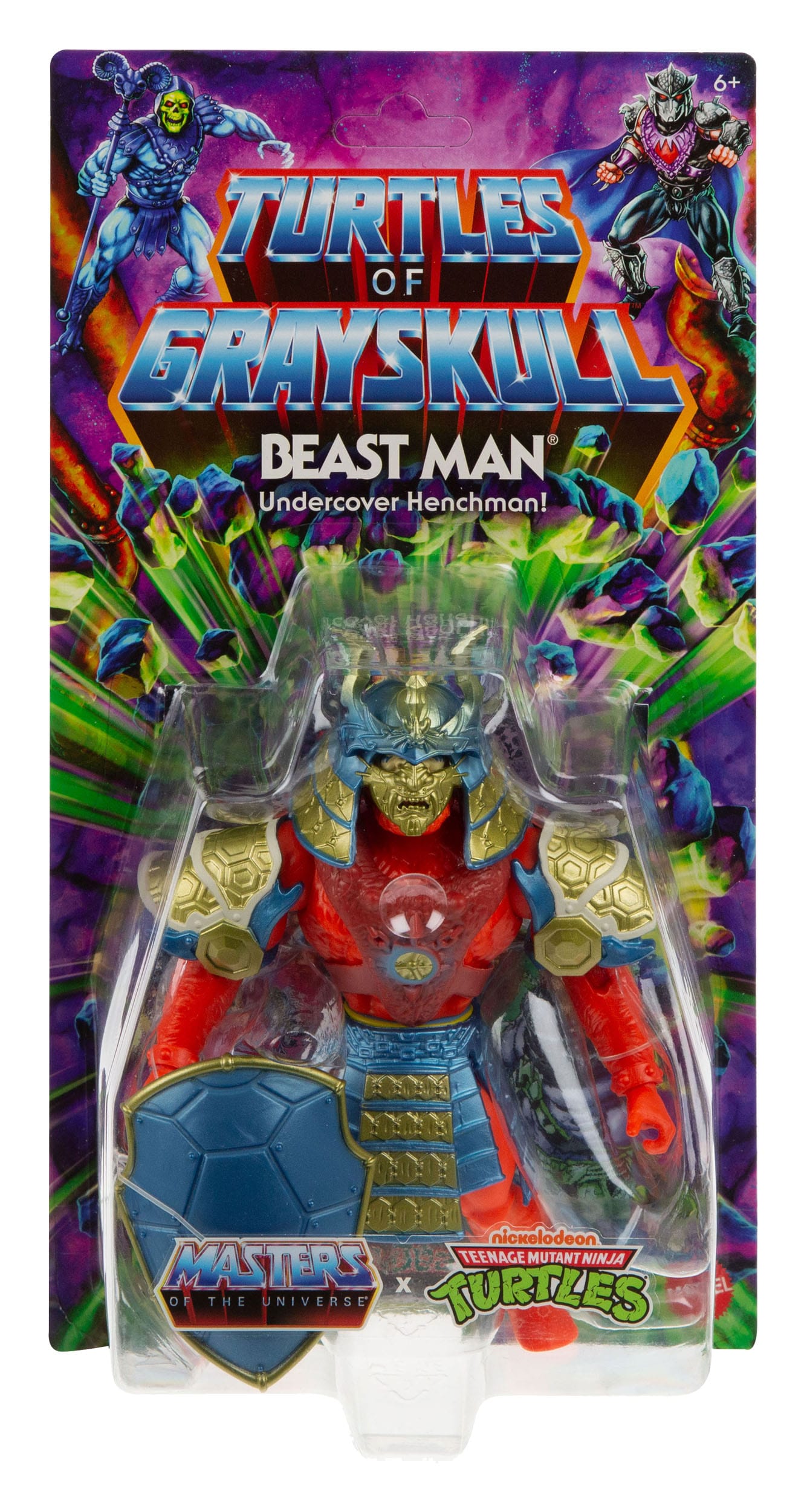 MOTU x TMNT: Turtles of Grayskull Beast Man Action Figure