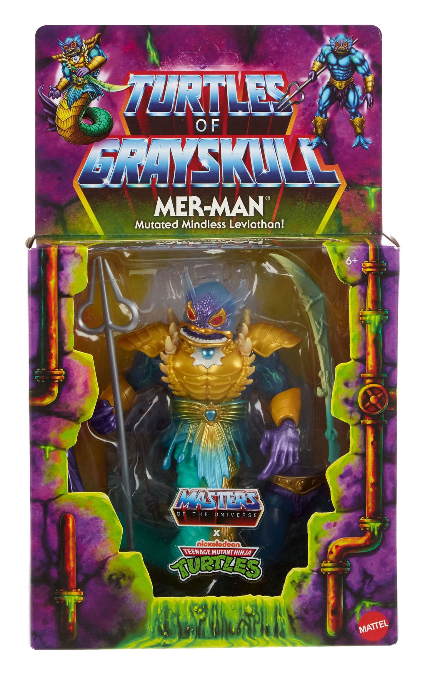 MOTU x TMNT: Turtles of Grayskull Mer-Man Deluxe Action Figure