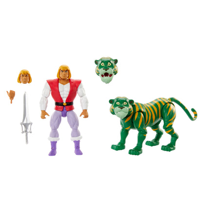 Masters Of The Universe Origins Action Figure 2-Pack Prince Adam & Cringer (Cartoon Collection) Mattel MOTU