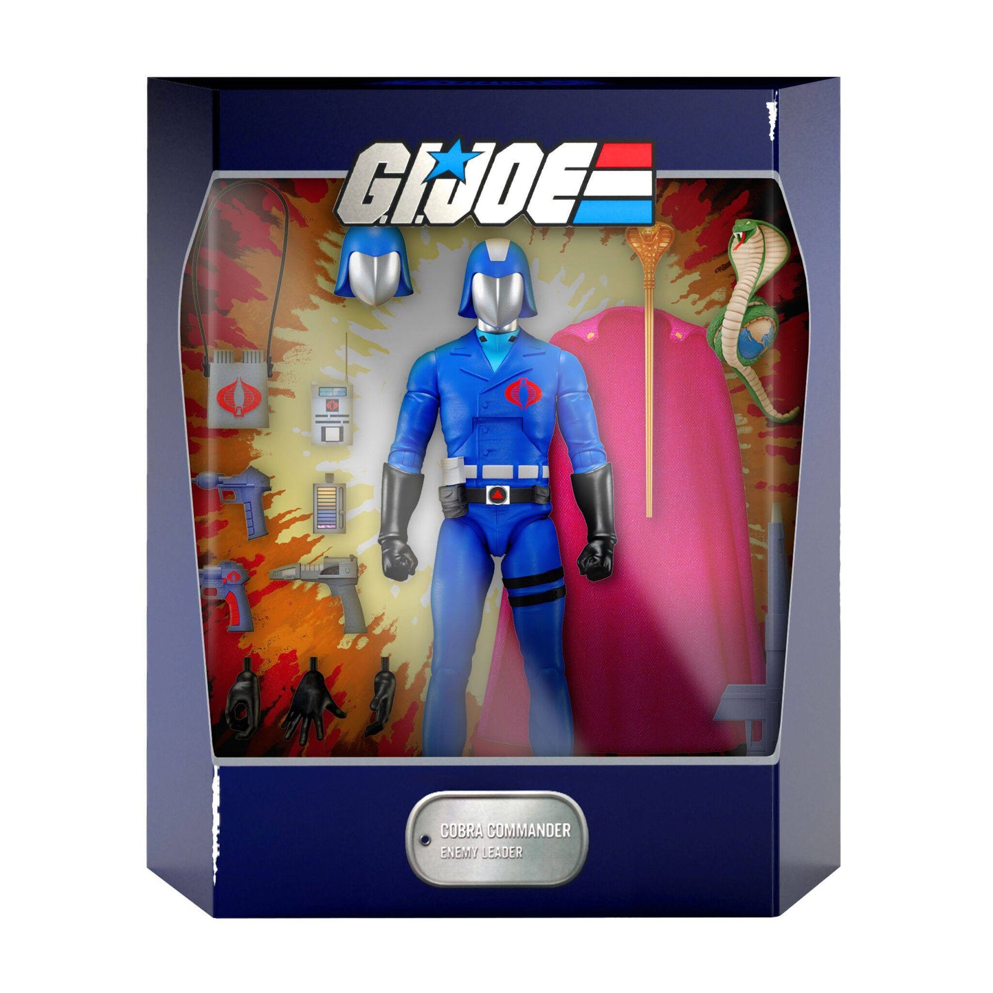 G.I. Joe Ultimates Action Figure Cobra Commander - Super 7