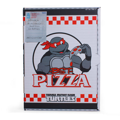 Teenage Mutant Ninja Turtles Figures 4-Pack Battle Damaged Exclusive Pizza Box Set