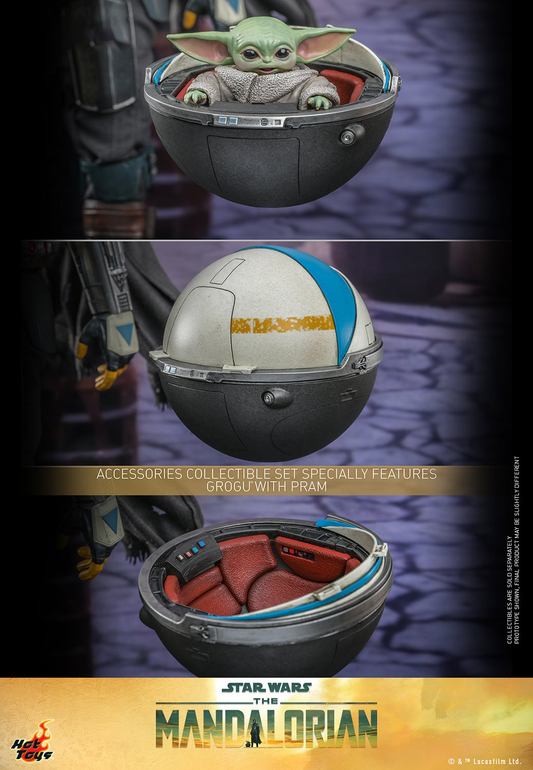 Hot Toys - IG-12 - Grogu Hover Pram - Star Wars - TMS105 Special Edition - The Mandalorian - 1:6 Loose Parts