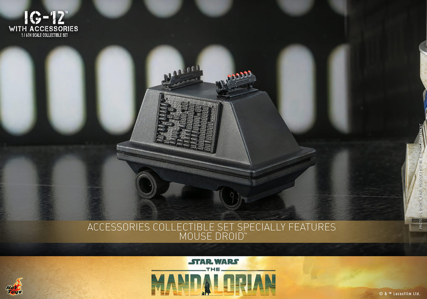 Hot Toys 1:6 - IG-12 Grogu Deluxe Set - Mandalorian - TMS105 - Star Wars